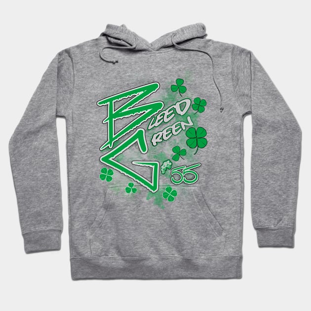 Luck O' Philly  (BG Tribute) - St. Patty's Day Bleed Green Hoodie by HauzKat Designs Shop